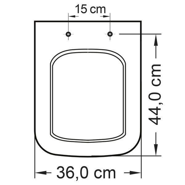 Imagem de Tampa de vaso sanitário Icasa Misti Soft Close