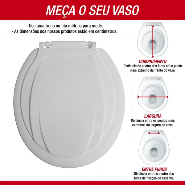 Imagem de Tampa De Vaso Sanitário Mebuki Universal Oval Areia