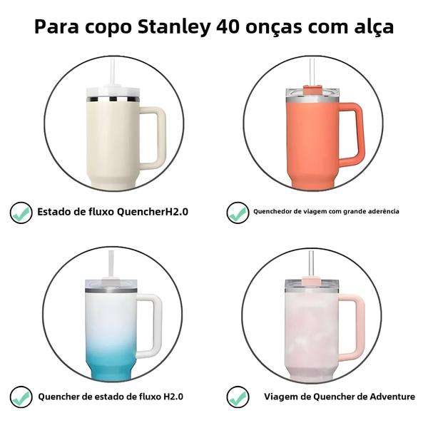 Imagem de Tampa de Vedação à Prova de Vazamento para Stanley Quencher H2.0 - 40 Oz