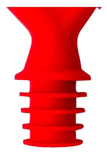 Imagem de Tampa Dosador  Azeite E Balsâmico Silicone Vermelho Prana