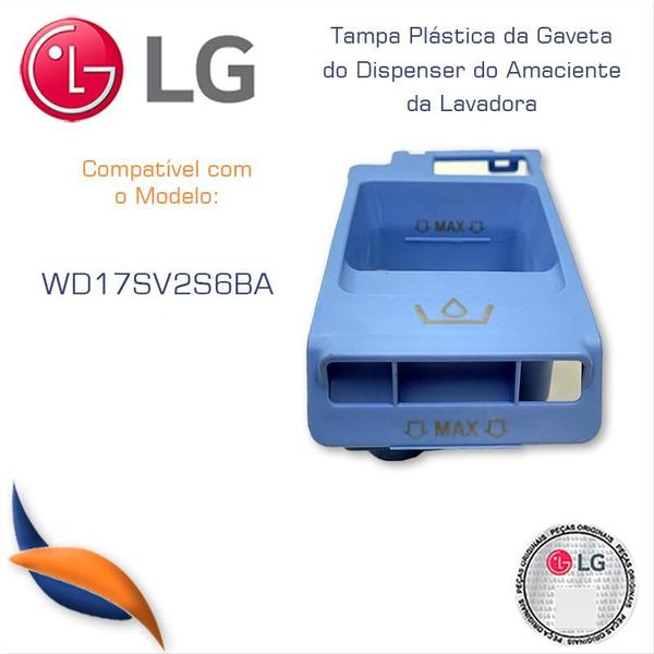 Imagem de Tampa Gaveta Dispenser Amaciante Lavadora LG MBL67499004