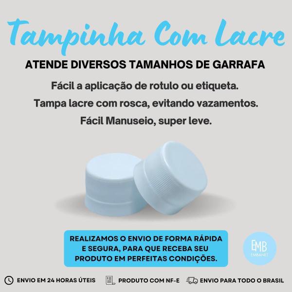 Imagem de Tampa Lacre Branca 28mm - Alta Qualidade e Versatilidade