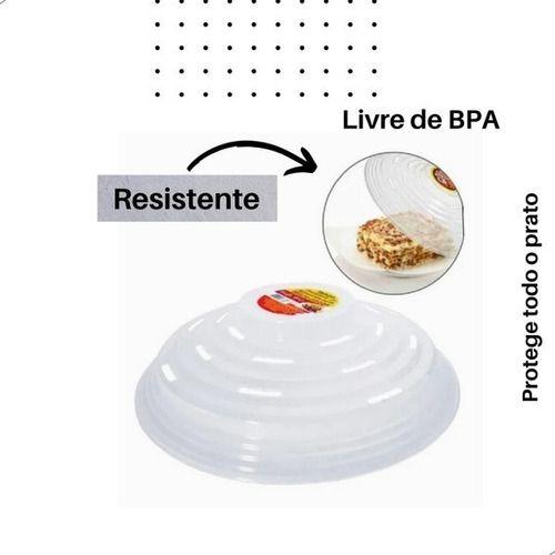 Imagem de Tampa Microondas Bpa Free Protetora Alimento Comida Cozinha!