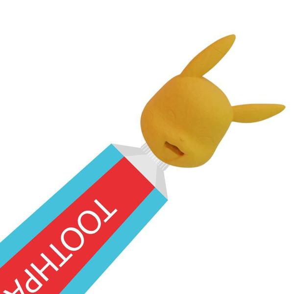 Tampa Pasta de Dente POKEMON PIKACHU Shrek Creme Dental Presente Decorativo - 3DMIX Imagem de Tampa Pasta de Dente POKEMON PIKACHU Shrek Creme Dental Presente Decorativo