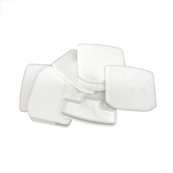 Imagem de Tampa Plastica Para Tubo Perfil CG083 10 Unidades Branco