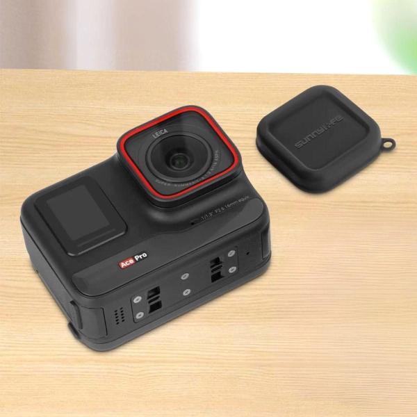 Tampa Protetora De Lente Em Silicone Insta360 Ace E Ace Pro - Sunnylife Imagem de Tampa Protetora De Lente Em Silicone Insta360 Ace E Ace Pro