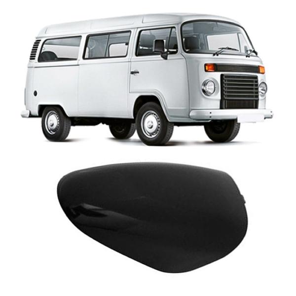 Imagem de Tampa Retrovisor Volkswagen Kombi 98 a 2014 Direito Preto