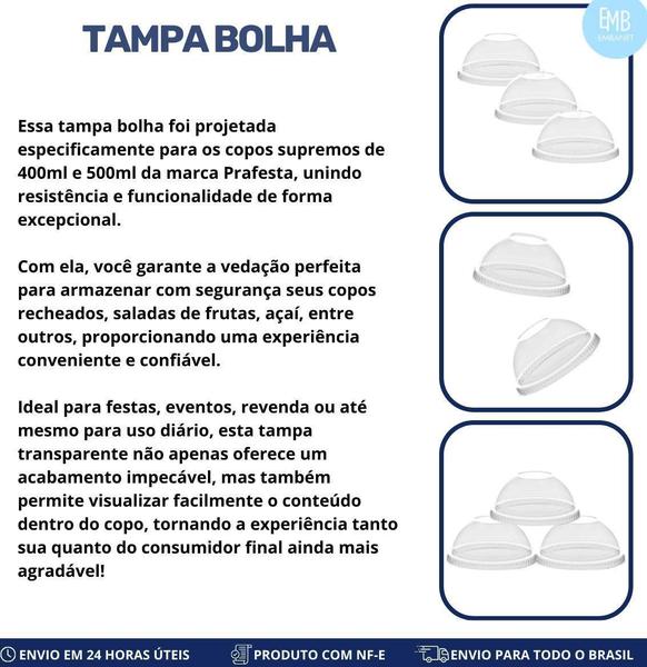 Tampa Sem Furo Para Pipoca, Algodão Doce - 30 Unidades - Embanet Comercio De Embalagens Imagem de Tampa Sem Furo Para Pipoca, Algodão Doce - 30 Unidades