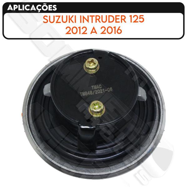 Imagem de Tampa Tanque Combustível Intruder 125 2012 A 2016 T-Mac