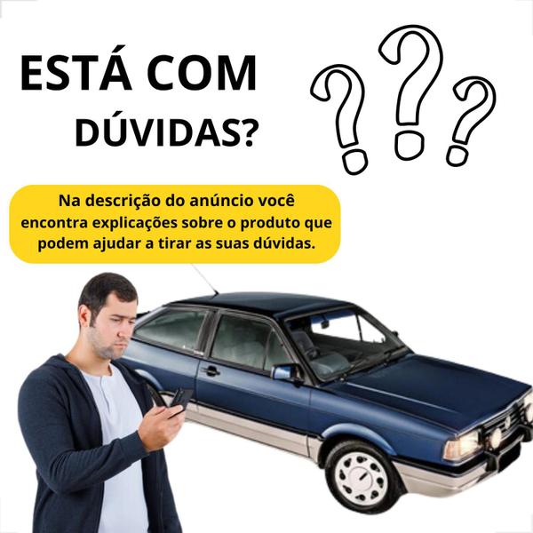 Imagem de Tampa Tanque Combustível Vw Gol quadrado Saveiro + Adesivo