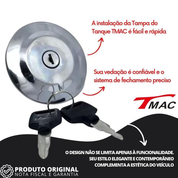 Imagem de Tampa Tanque Combustível Ybr 125 Factor 125/150 Fazer Xtz