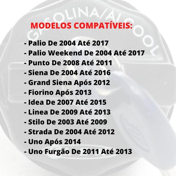 Tampa Tanque De Combustivel Valvulada P/ Grand Siena Após 12 - Unick Imagem de Tampa Tanque De Combustivel Valvulada P/ Grand Siena Após 12
