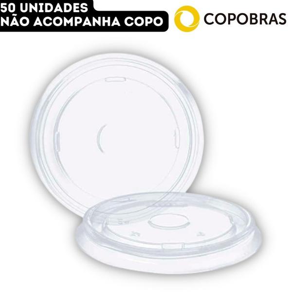 Imagem de Tampa TCT-120PP para Copo Térmico Isopor Copobras - 120ml - pct 50 Unidades