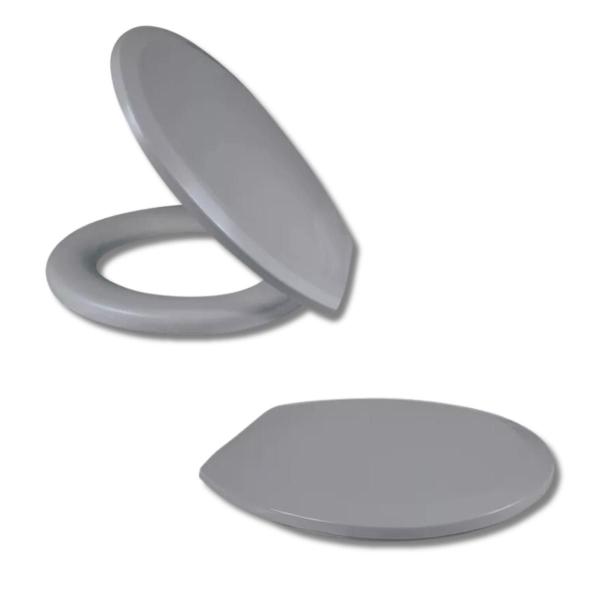 Tampa Vaso Assento Sanitario Universal Almofadado Oval Para Banheiro Material Durável Casa - Meckmotors Imagem de Tampa Vaso Assento Sanitario Universal Almofadado Oval Para Banheiro Material Durável Casa