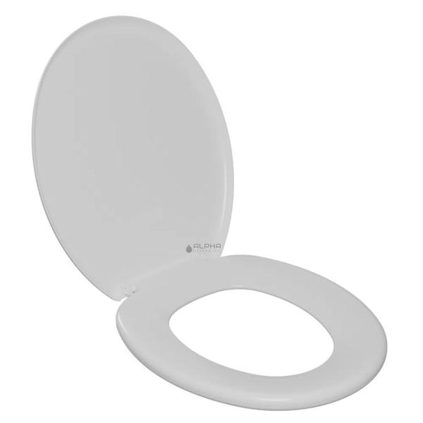 Imagem de Tampa Vaso Sanitário Assento Sof Macio Universal Oval Branco