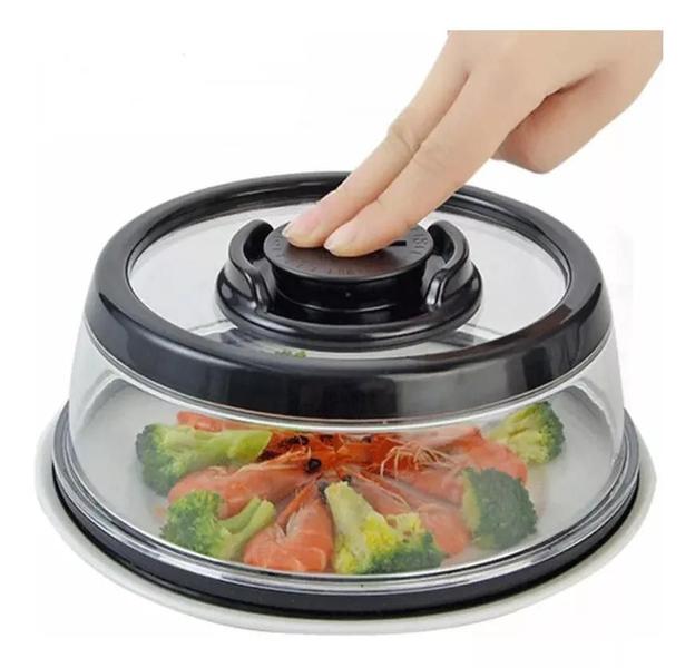Tampa Vedadora À Vácuo 19cm P/ Alimentos - Clink Imagem de Tampa Vedadora À Vácuo 19cm P/ Alimentos - Clink