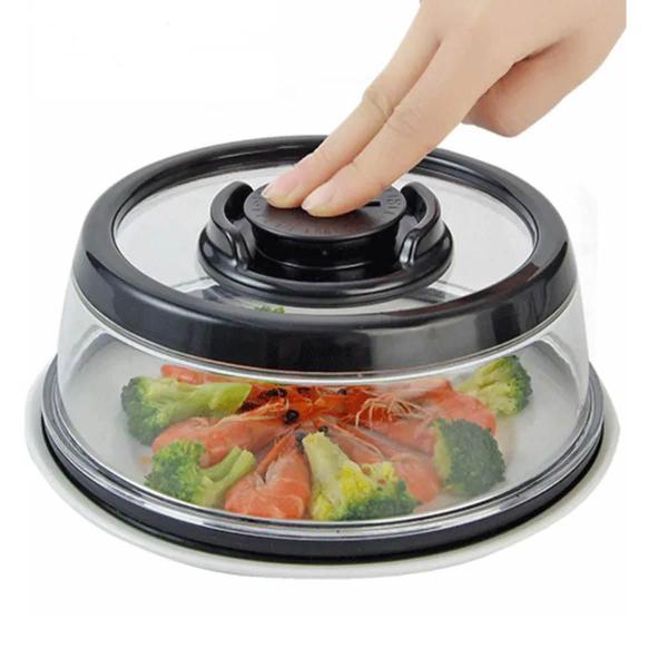 Tampa Vedadora A Vácuo De Alimentos 25Cm Ck4856 - Preta - Clink Imagem de Tampa Vedadora A Vácuo De Alimentos 25Cm Ck4856 - Preta