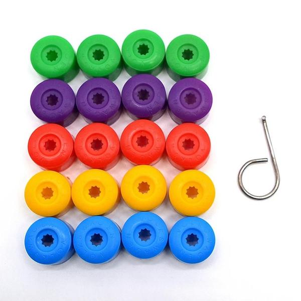 Tampas de Roda VW Golf MK4 17mm (20 Peças) - Parafusos de Porca de Cubo Imagem de Tampas de Roda VW Golf MK4 17mm (20 Peças) - Parafusos de Porca de Cubo