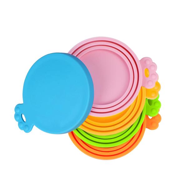 Imagem de Tampas de silicone para animais de estimação PetBonus Universal para comida para cães e gatos