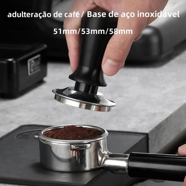 Imagem de Tampers de Café Expresso Calibrados - 51mm, 53mm, 54mm e 58mm - Aço Inoxidável