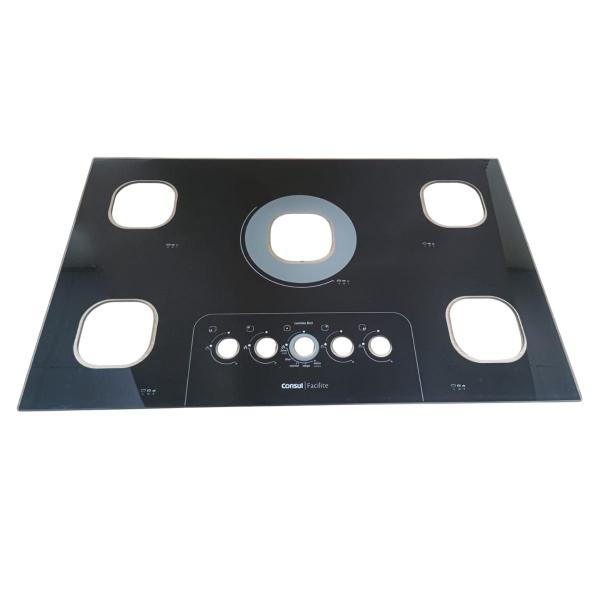 Imagem de Tampo Vidro Para Cooktop Fogão Consul 5 Bocas Cd075 Original