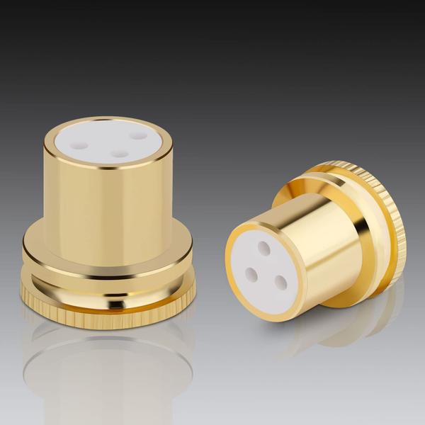 Imagem de Tampões XLR Female Plugs, 2 unidades para áudio, alto-falantes, etc.