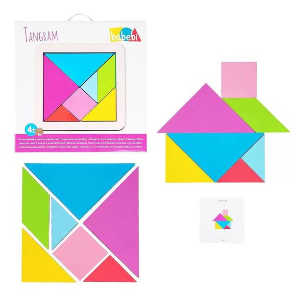 Imagem de TANGRAM - Brinquedo Educativo  Pedagógico