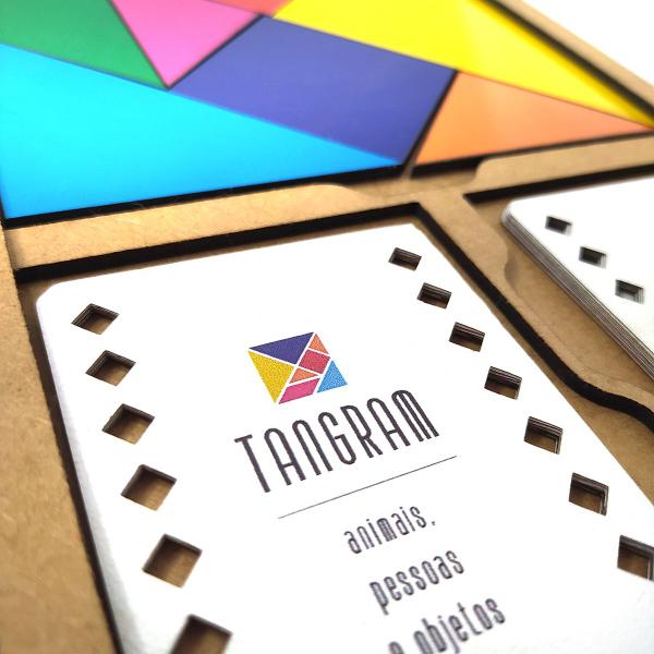 Imagem de Tangram em Madeira Versão Box de Luxo Educativo - Mia Gato Brinquedos