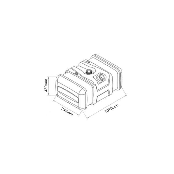 Imagem de Tanque Combustível Mb 1620 - 2019 2020 2021 2022 - 300 Lts