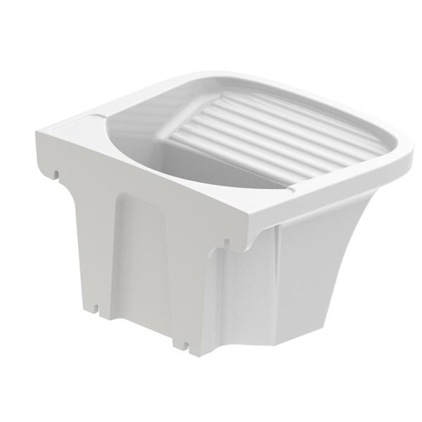 Imagem de Tanque de Cerâmica G 60x52 38 Litros Branco Celite