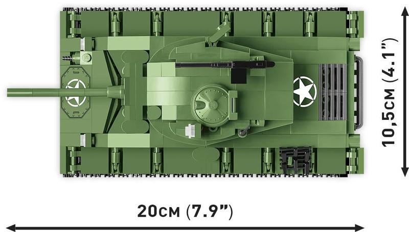 Tanque de Guerra Americano M24 Chaffee - Blocos de Montar 590 Peças - World War II - COBI Imagem de Tanque de Guerra Americano M24 Chaffee - Blocos de Montar 590 Peças - World War II - COBI