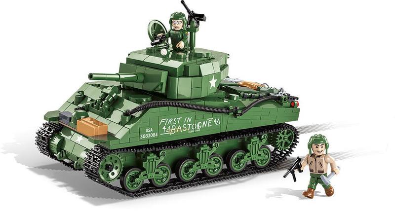 Tanque de Guerra Americano Sherman M4A3E2 Jumbo - Blocos de Montar 720 Peças - World War II - COBI Imagem de Tanque de Guerra Americano Sherman M4A3E2 Jumbo - Blocos de Montar 720 Peças - World War II - COBI