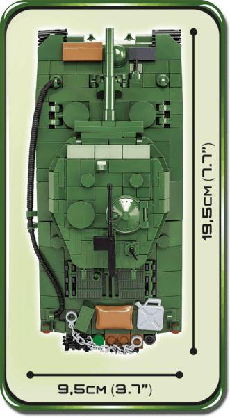 Tanque de Guerra Americano Sherman M4A3E2 Jumbo - Blocos de Montar 720 Peças - World War II - COBI Imagem de Tanque de Guerra Americano Sherman M4A3E2 Jumbo - Blocos de Montar 720 Peças - World War II - COBI