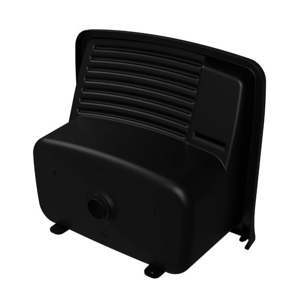 Imagem de Tanque De Plastico Black 22 Litros Astra Para Lavar Roupas 47x43x27cm + Kit Fixação