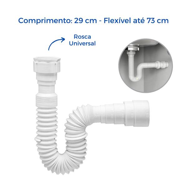 Imagem de Tanque de Plastico p/ Lavar Roupa + Sifão + Torneira Viqua