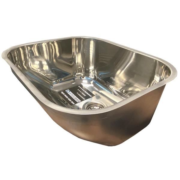 Imagem de Tanque elegance 34x40x19cm inox 304 0.8mm escovado br cubas