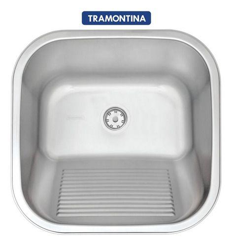 Imagem de Tanque Inox 304 Tramontina Hera 40x40x22 Acetinado