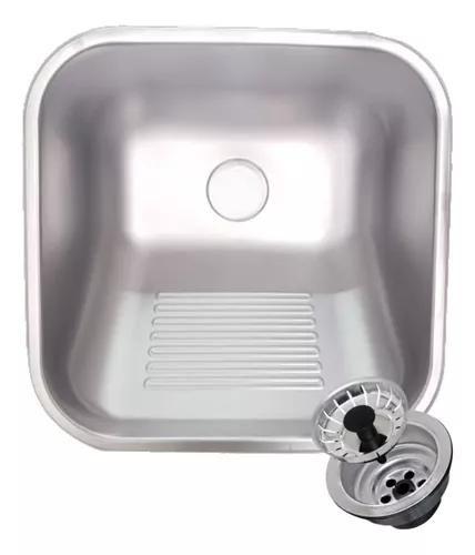 Imagem de Tanque Inox 40x40x22 Aço 304 Acabamento Fosco Escovado