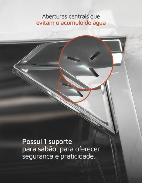 Tanque Inox 68 Litros Fixa Parede 608x506x434 Solo - Tanque de