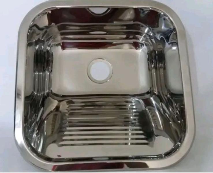 Imagem de Tanque lavanderia inox embutir sobrepor cTanque lavanderia inox embutir sobrepor c valvula