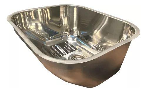 Imagem de Tanque Mini Inox 40x34x19 Inox Lavanderia Moderna Otimizada