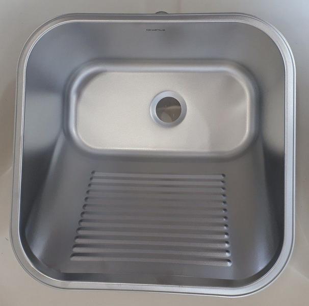 Imagem de Tanque monobloco 25L aço INOX 304 Acetinado   40X40 X22CM