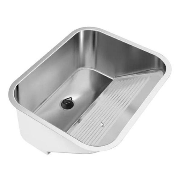 Imagem de Tanque monobloco 30L aço INOX 304  Acetinado/Polido 53X43 X23CM