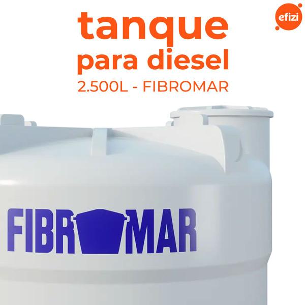 Imagem de Tanque P/ Armazenar Diesel 2.500L Fibromar