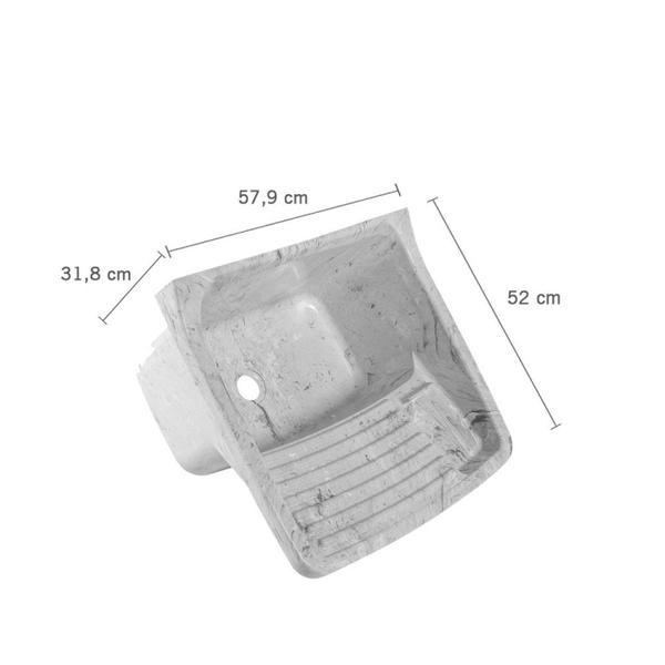 Tanque Plástico 40 Litros 57,9x52x31,8cm Astra Imagem de Tanque Plástico 40 Litros 57,9x52x31,8cm Astra