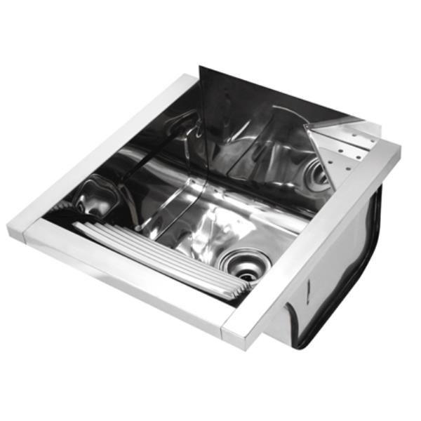Tanque Reto 44x48x26 Aço Inox 304 Alto Brilho Docol 017047CH Imagem de Tanque Reto 44x48x26 Aço Inox 304 Alto Brilho Docol 017047CH