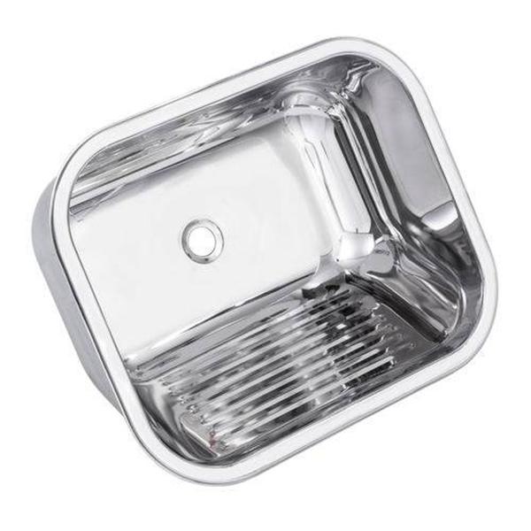 Imagem de Tanque Sobrepor Inox 40x40x22 Aço - Tecnocuba