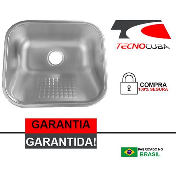 Imagem de Tanque Tecnocuba Square - 40x34  Aço Inox 304