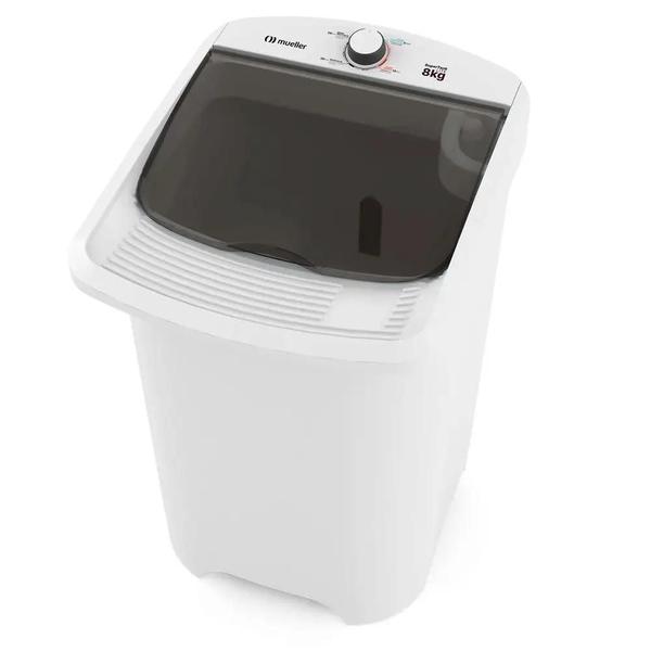 Imagem de Tanquinho 8Kg com Esfregador e Filtro de Fiapos Mueller Branco 127V/220V