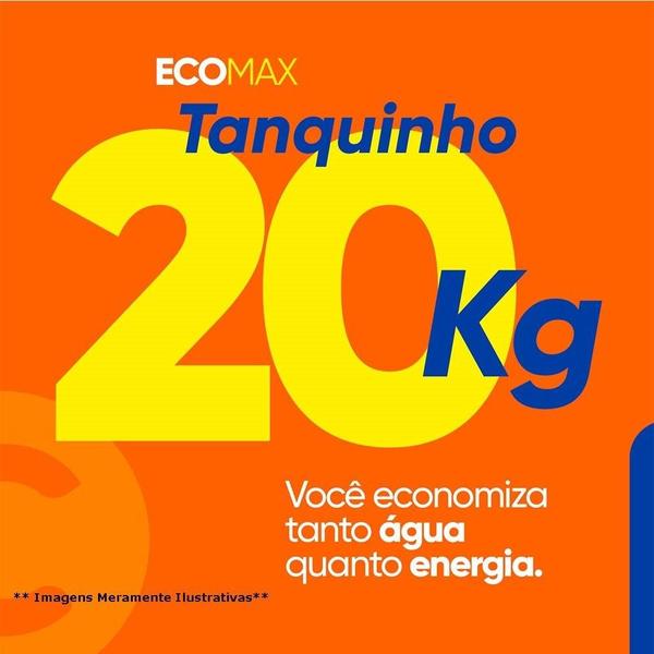 Imagem de Tanquinho/Máquina de Lavar Roupas Semi-automática 20Kg LCS  Colormaq Ecomax, Prata